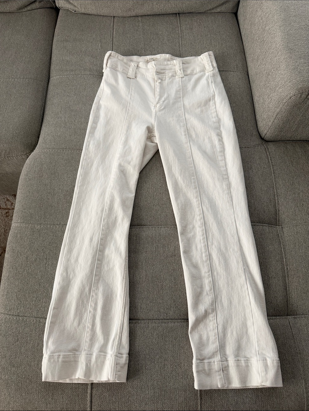 Pilcro White Flare Jeans